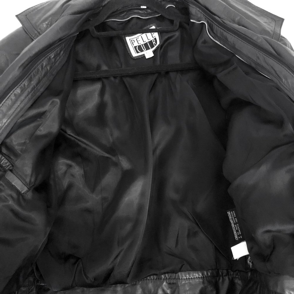 VINTAGE CROP LEATHER JACKET - Picture 3 of 6
